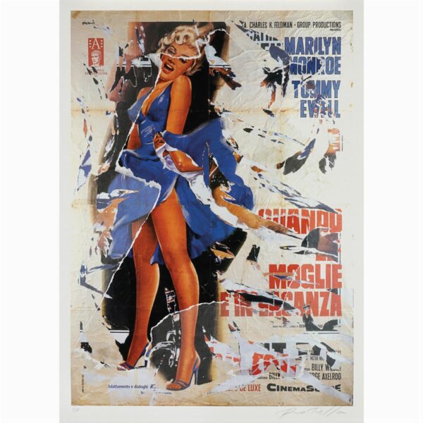 Mimmo Rotella </br>"Quando la Moglie va in Vacanza"